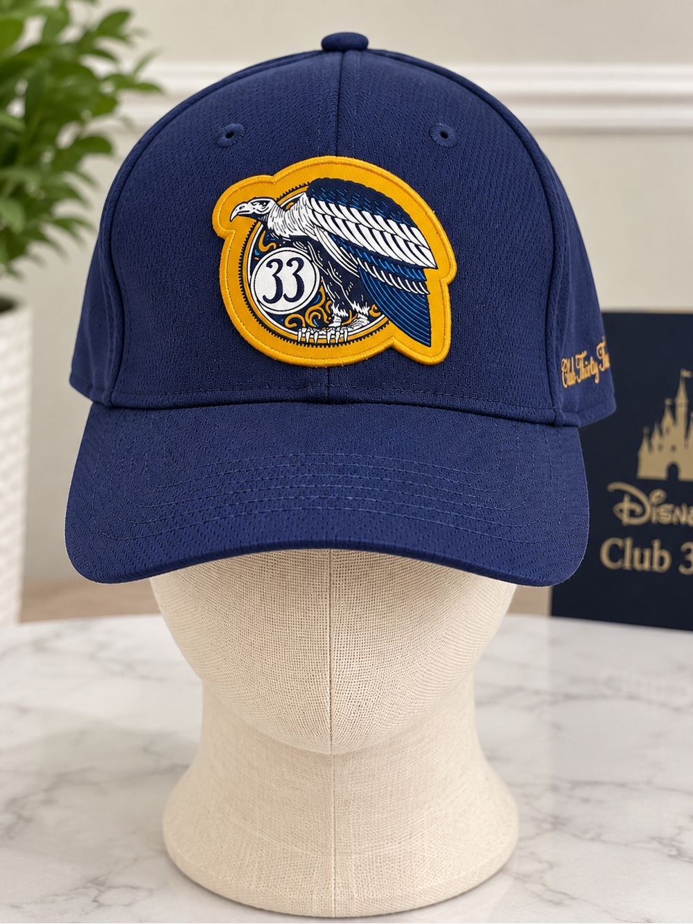 Disneyland Club 33 Exclusive Navy Embroidered Hat